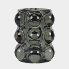 CANDLE HOLDER BUBA GREY 